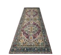 VIKAMA Tappeto da ingresso con motivo geometrico in stile bohémien, tappeto lungo for corridoio, tappeto for scale, decorazione for la casa(WFLR-6,80x240cm)