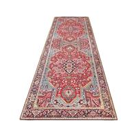 VIKAMA Tappeto da ingresso con motivo geometrico in stile bohémien, tappeto lungo for corridoio, tappeto for scale, decorazione for la casa(WFLR-9,80x240cm)