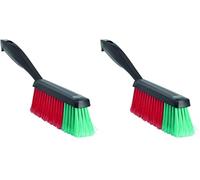 Vikan 450252 - Spazzola a mano con manico corto, morbida, 330 mm, larghezza 40 mm, altezza 110 mm (Confezione da 2)