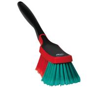 Vikan 525252 - Spazzola per veicoli e ruote, morbida/flessibile, nera
