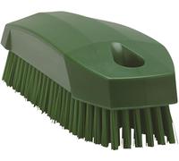 Vikan Hygiene 64402 Spazzolino Unghie S, Duro, 130 mm, Verde