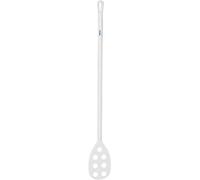 Vikan - Hygiene spatola mescolatrice - Con lama forata - Manico lungo - Ø31mm - 1200mm - Bianco