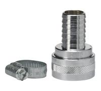 Vikan - Igiene - Raccordo rapido 3/4 - Con tubo a spina 3/4 - Cromato - Argento