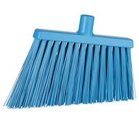 Vikan - Scopa angolare igienica - Fibre lunghe oblique extra rigide - Blu