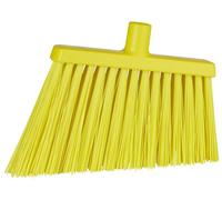 Vikan - Scopa angolare igienica - Fibre lunghe oblique extra rigide - Giallo