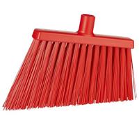 Vikan - Scopa angolare igienica - Fibre lunghe oblique extra rigide - Rosso