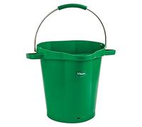 Vikan - Secchio igienico - Con beccuccio - Divisione per misure - 20L - Verde