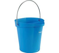 Vikan - Secchio igienico - Con beccuccio per versare - Suddivisione delle misure - Blu - 6L