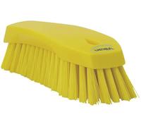 Vikan - Spazzola da lavoro igienica - Fibre dure - Giallo