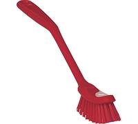Vikan - Spazzola per stoviglie - Fibre medie - Rosso - Stretto