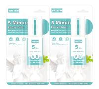 VIKEYTIM Colla Resina Epossidica 25ml Trasparente (2 Pack), 5 Minuti Colla Epossidica Alta Viscosità a Polimerizzazione Rapida Multi-Purpose Riparazione di Plastica Dura, Metalli, Ceramica e Legno