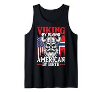 Viking Blood American By Birth Norway Pride Canotta