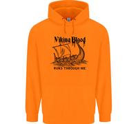 Viking Blood Runs Through Me Nave Vela Felpa Uomo