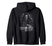 Viking by Blood American By Birth Norse Pride Felpa con Cappuccio