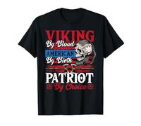 Viking By Blood American per patriota di nascita per scelta Maglietta
