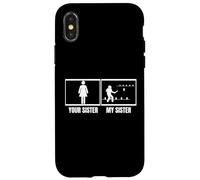 Viking Chess Tua sorella Mia sorella Fratello Funny Kubb Custodia per iPhone X/XS