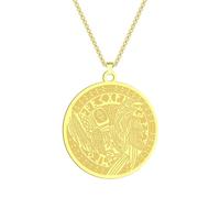 Viking Crow Ciondolo Collana Guerriero Uomo Medaglia Regalo Gioielli