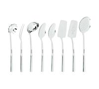 Viking Culinary Set di utensili da cucina ergonomici in acciaio inox, 8 pezzi, colore: argento
