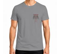 Viking Dad - Maglietta da uomo con nome e testo a scelta | Papà vichingo con corvi e fino a quattro righe di testo libere. Regalo per i fan dei vichinghi per compleanno o Natale.