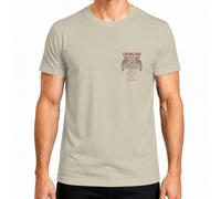 Viking Dad - Maglietta da uomo con nome e testo a scelta | Papà vichingo con corvi e fino a quattro righe di testo libere. Regalo per i fan dei vichinghi per compleanno o Natale.