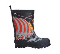 Viking Jo l l y Pr i n t , Stivali da Pioggia Unisex - Bambini e ragazzi, Nero Black Sun, 23 EU