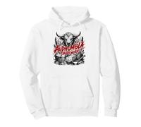 Viking Norse AUDHUMBLA Dairy Works Estetica Felpa con Cappuccio