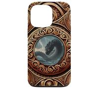 Viking Norse Mythology - Jormungandr - Oseberg Style V1 Custodia per iPhone 13 Pro
