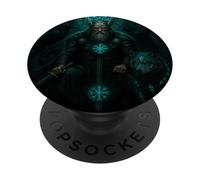 Viking Odin Hugin & Munin Vegvisir Regali vichinghi Lupo PopSockets PopGrip Adesivo