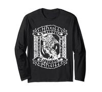 Viking Odin Raven God Valhalla Thor Regalo Maglia a Manica