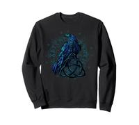 Viking Odin Raven Huginn & Muninn - Maglietta con Mitologia scandinava Felpa