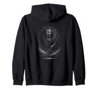 Viking Ragnarok Hellhound Garm Lupo norreno Felpa con Cappuccio