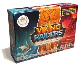 Viking Raiders Gioco di carte | Incredibilmente divertente e altamente interattivo | Scatola piccola e adatta ai viaggi con 198 carte | Perfetto per divertimento in famiglia, serate di gioco e vacanze