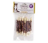 Viking Rawhide snack per cani bastoncini in pelle bovina - 10 pezzi 12 cm - con anatra - 1° ORDINE? scegli lo sconto BZR5 / BZR20 + 200 punti fedeltà