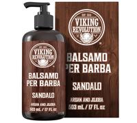 Viking Revolution Balsamo Barba con Oli di Argan e Jojoba (500 ml Balsamo)