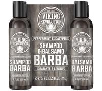 Viking Revolution Set Shampoo Barba Uomo e Balsamo Olio di Argan e Jojoba (2 x