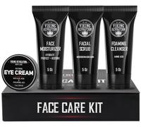 Viking Revolution Skin Care Kit Uomo Regalo Uomo Include Idratante Viso Scrub