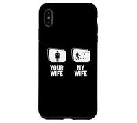 Viking Scacchi Tua Moglie Mia Moglie Marito Divertente Kubb Custodia per iPhone XS Max