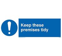 Viking segni mv309-l15-v "Keep questi locali Tidy Sign, in vinile, 50 mm altezza x 150 mm larghezza