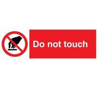 Viking segni pa644-l62-ac "Do Not touch" Sign, composito di alluminio, 200 mm altezza x 600 mm larghezza