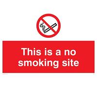 Viking segni pc537-a2l-3 m "Questo è un sito no smoking Sign, 3 mm, in plastica, 400 mm altezza x 600 mm larghezza