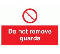 Viking segni pm36-a2l-v "Do Not Remove guardia" Sign, vinile, 400 mm altezza x 600 mm larghezza