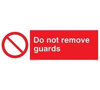 Viking segni pm36-l62-ac "Do Not Remove guardia" Sign, composito di alluminio, 200 mm altezza x 600 mm larghezza