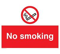 Viking segni ps1-a3l-3 m "No smoking Sign, 3 mm, plastica rigida, 300 mm altezza x 400 mm larghezza