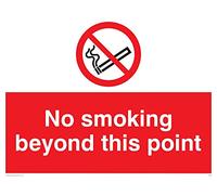 Viking segni ps4-a1l-3d Sign "No smoking Beyond this Point, PVC, doppio 3 millimetri rigido, 600 mm altezza x 800 mm larghezza
