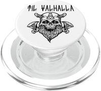 Viking Skull Til Valhalla Norse Mythology Warrior PopSockets PopGrip per MagSafe