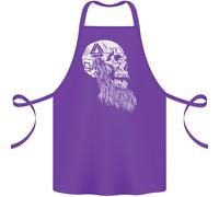 Viking Teschio Con Barba E Valknut Simbolo Cotone Grembiule 100% Biologico