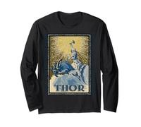 Viking Thor Mjolnir Mitologia norrena Dio pagano Maglia a Manica