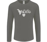 Viking Thor Odin Valhalla Mitologia Norrena Uomo Maglietta A Maniche Lunghe