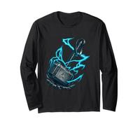 Viking Thors Hammer - Nordic Berserker Mjolnir Mitologia Maglia a Manica