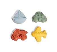 Viking Toys 5382035 Reline-Set di 4 stampi per sabbia, motivo: veicoli, per sabbiera, giocattolo per bambini dai 12 mesi in su, Colore